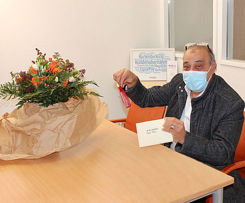 Herr Khiari - 5 Jahre im Lübecker Knoop-Team