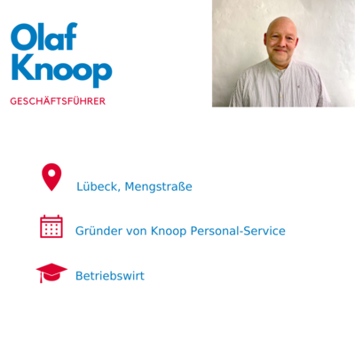 Steckbrief des Knoop Gründers Olaf Knoop