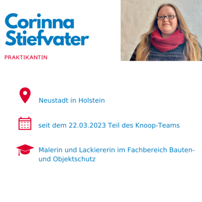 Steckbrief der Knoop Mitarbeiterin Corinna Stiefvater