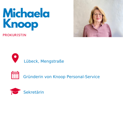 Steckbrief der Knoop Gründerin Michaela Knoop