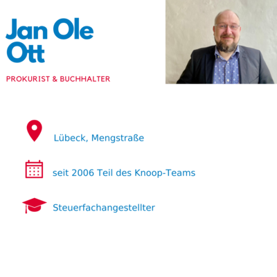 Steckbrief des Knoop Mitarbeiters Jan Ole Ott 