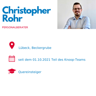 Steckbrief des Knoop Mitarbeiters Christopher Rohr